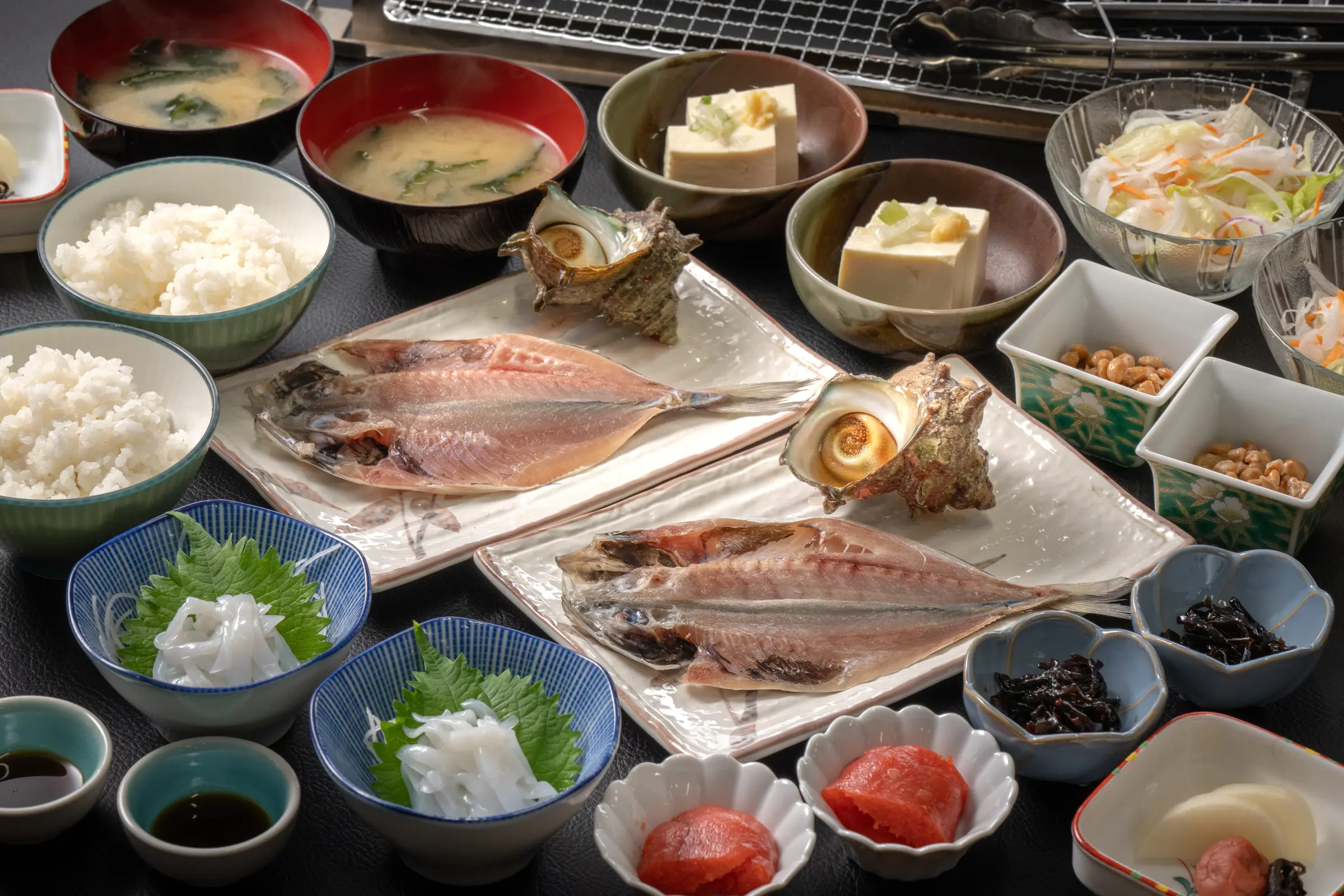 朝から南房総の海の幸を食す